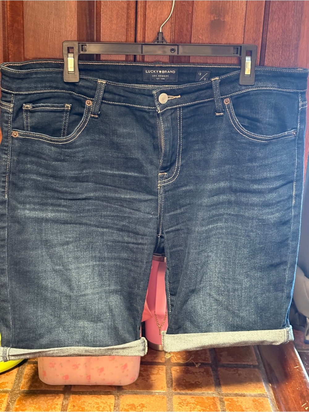 Lucky Brand Dark Blue Denim Shorts
